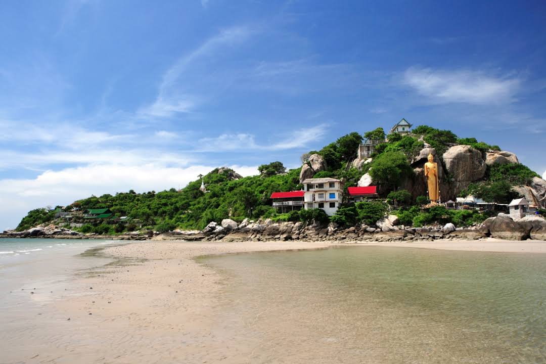 Plage de Khao Takiab près de la plage de Hua Hin