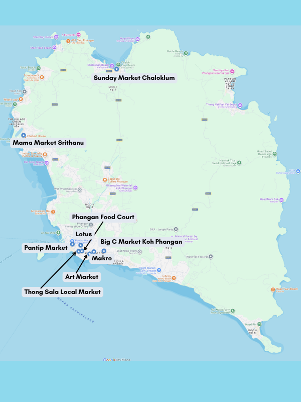 Die besten Märkte auf Koh Phangan
