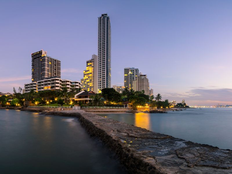 Wongamat beach in Pattaya
