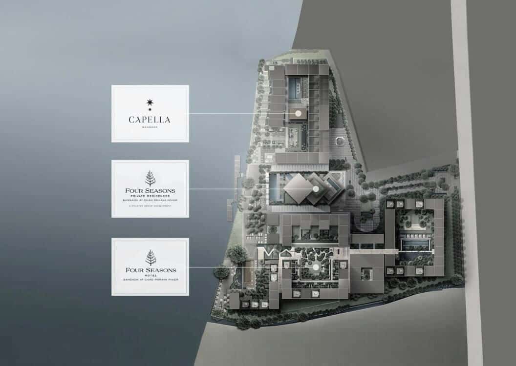 Master Plan - Four Seasons Estate on Chao Phray River