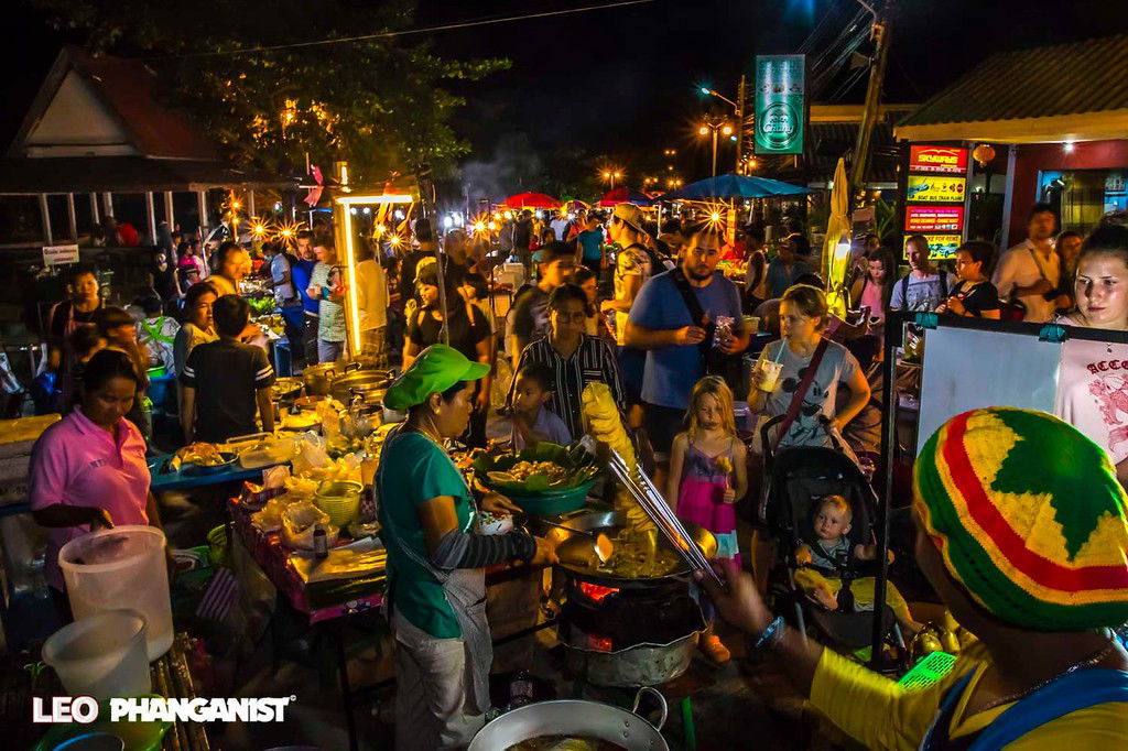 Thong Sala Lokaler Markt Koh Phangan