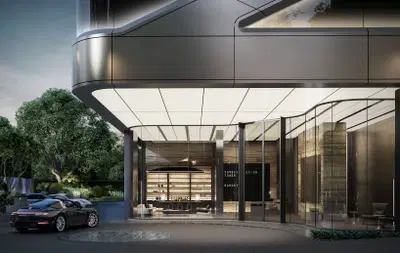 Porsche Design Tower Bangkok - Drop-Off Entrance Area