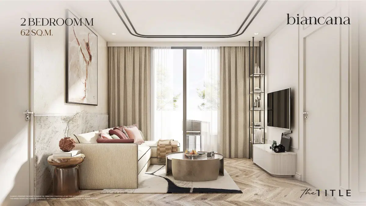 Biancana Surin Beach - Interior - Living area