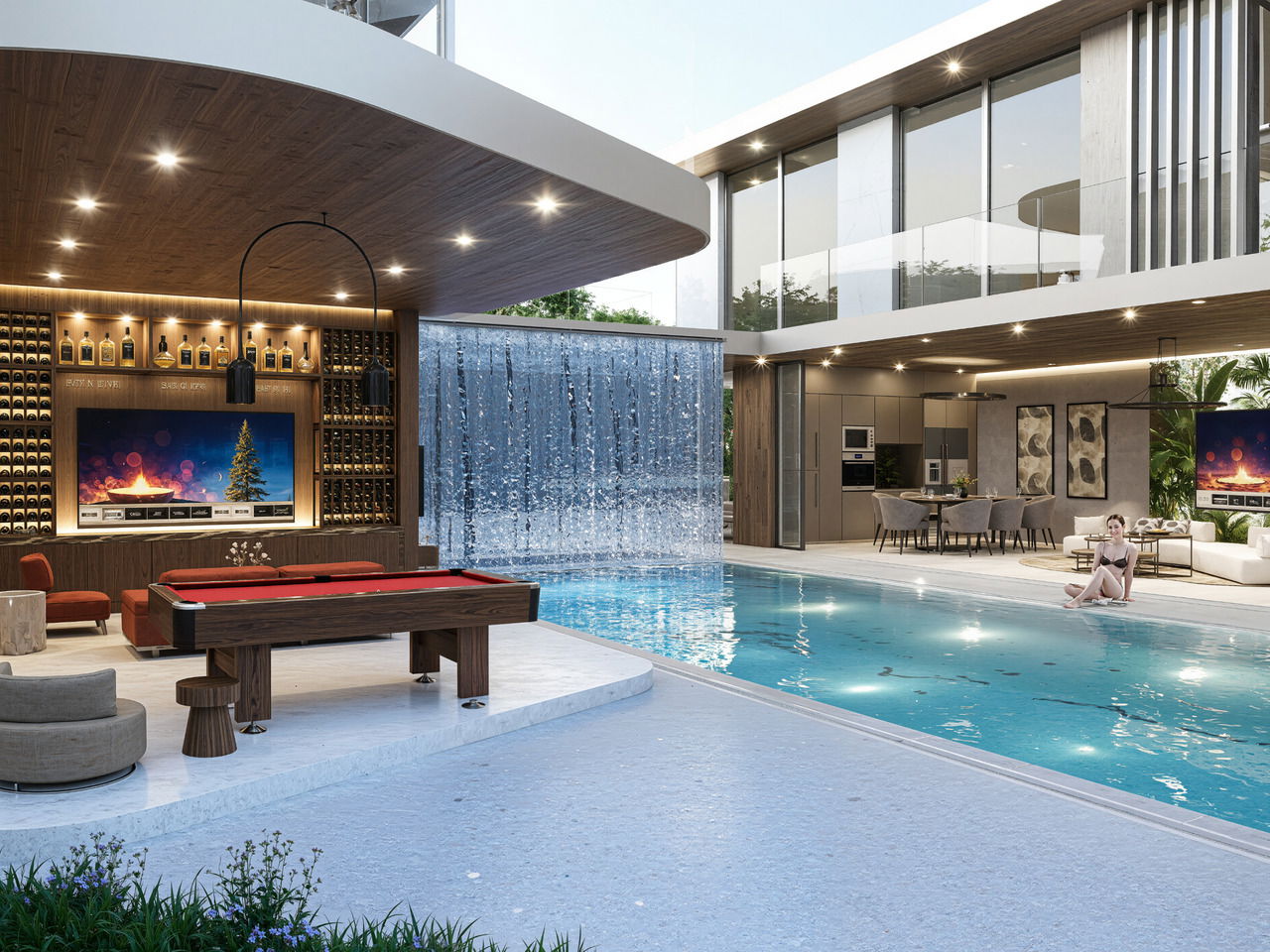 8 One Entertainment Villas - Bar