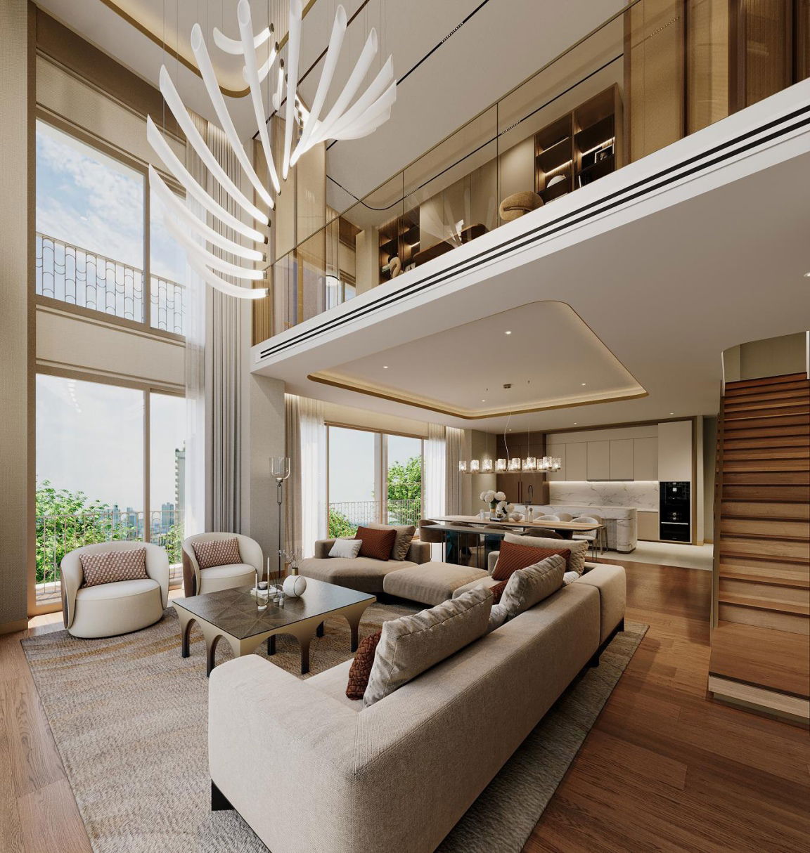 8 Residence - Duplex - Living Room