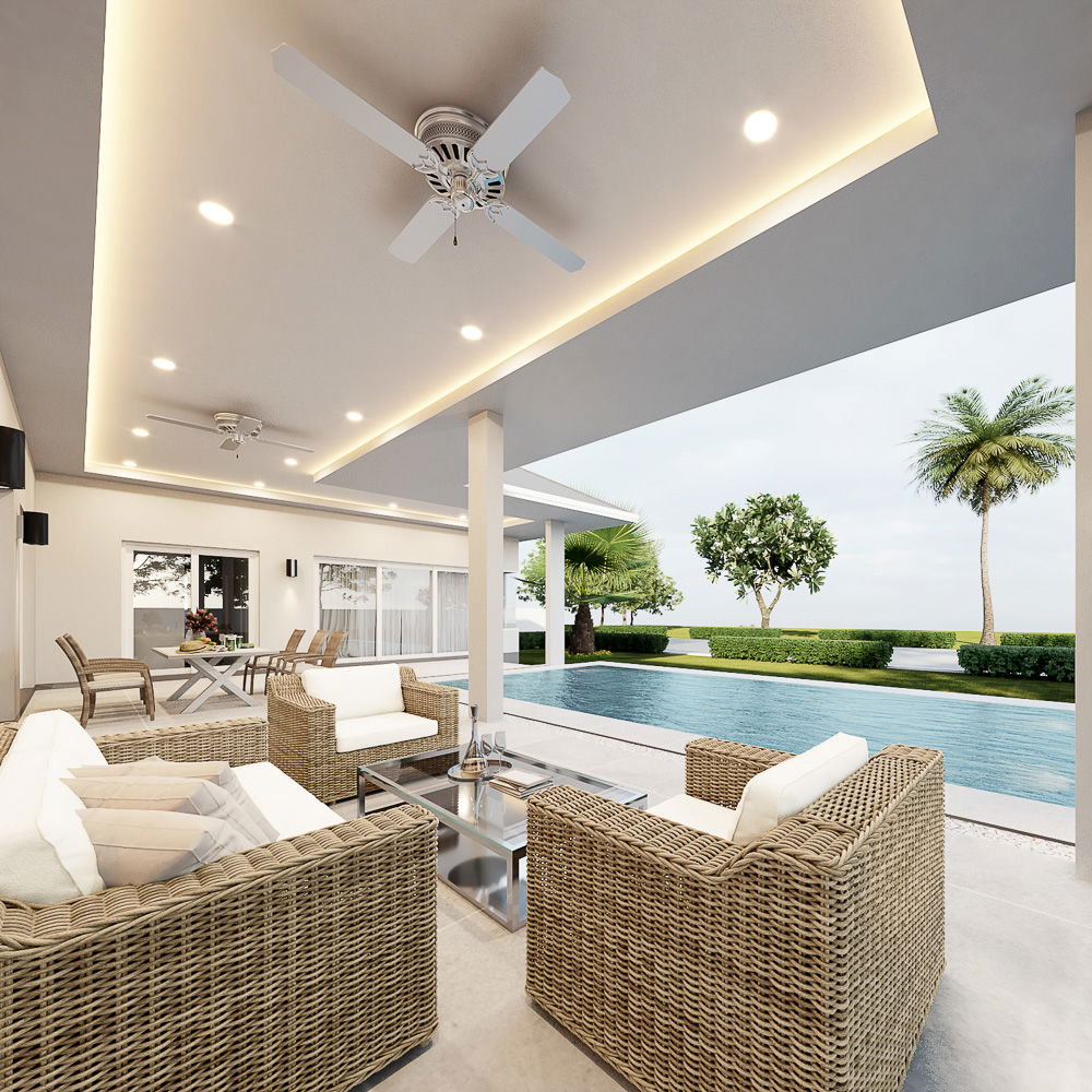 Baan Tavisa - Terrace + Pool View