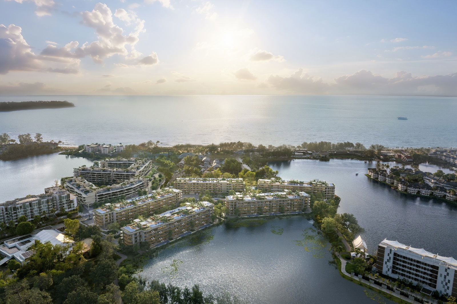 Bellaguna Lake Residences Lotus - Aerial