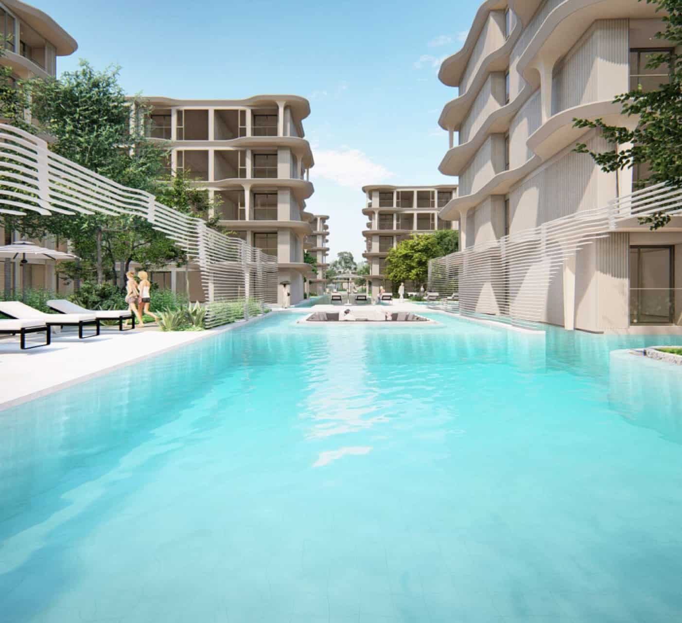 Bellevue Beachfront — пул вид