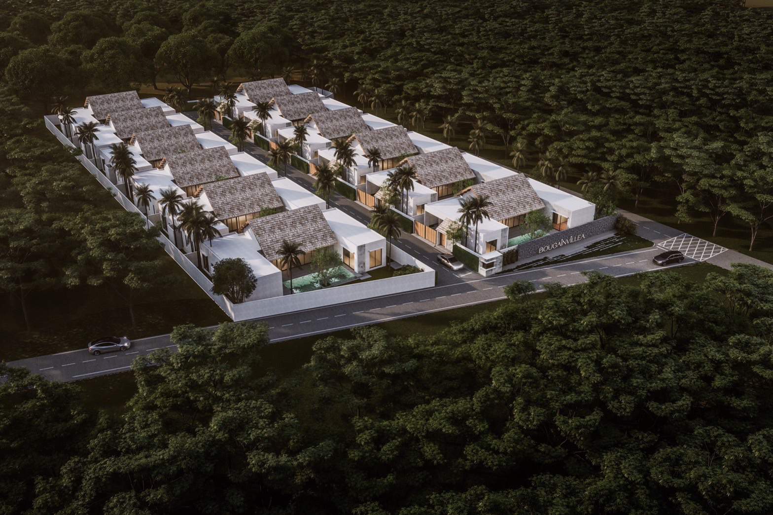 Bougainvillea Villas - Masterplan