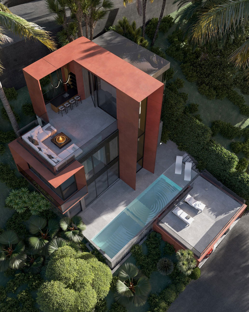 Hennessy Villas - Top Pool View