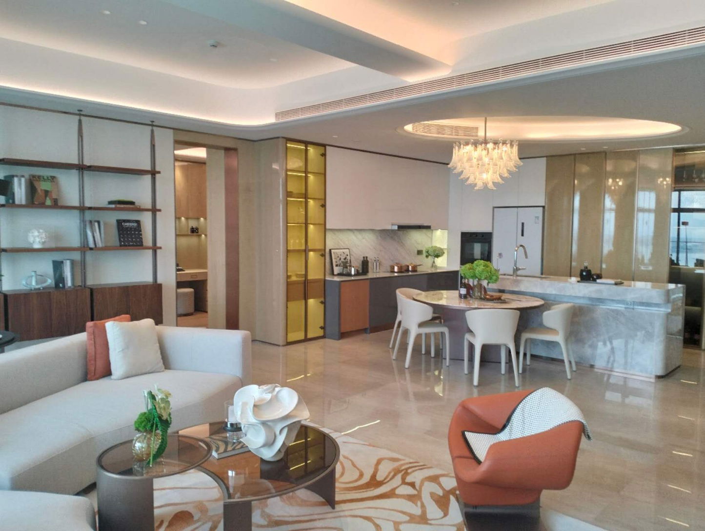 La Vista One - Flat Villa - Living Room + Kitchen