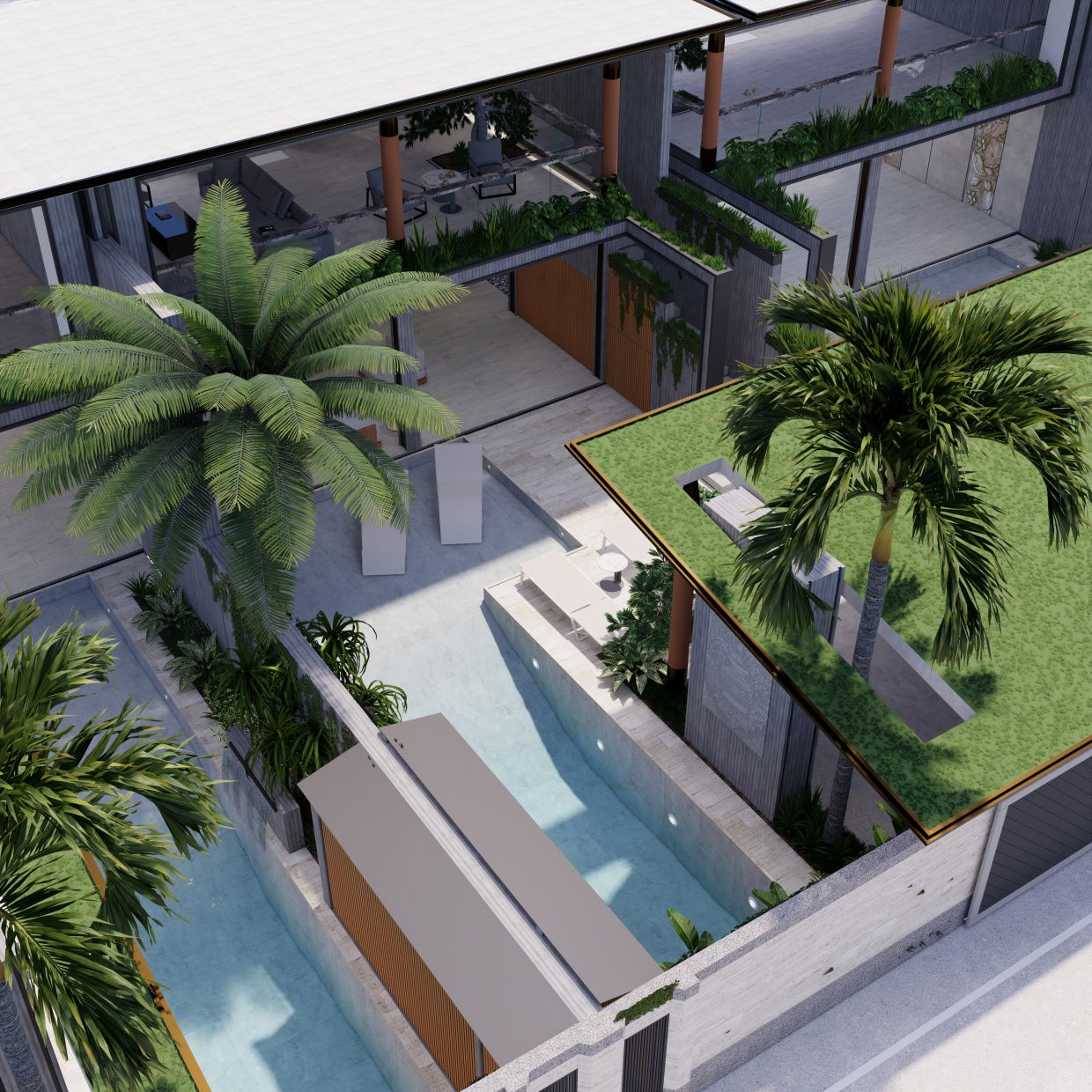 Orbita Villa Town - Top View