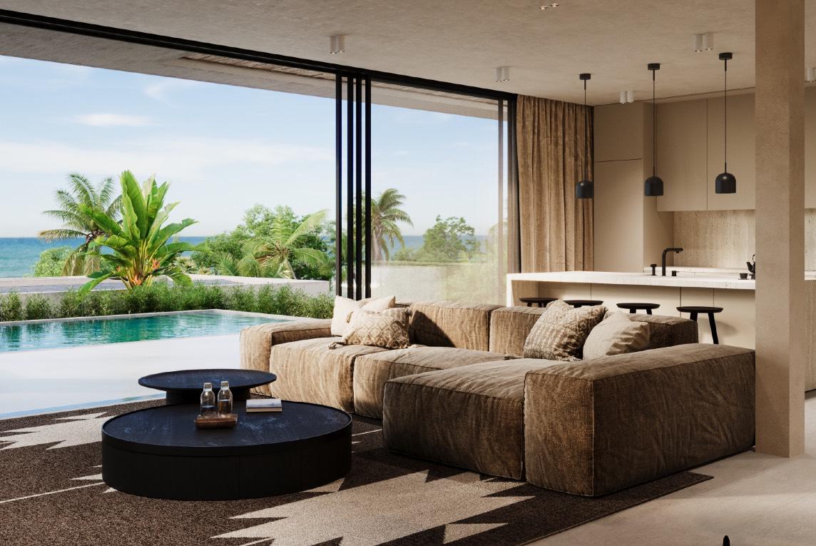 Regolith Village - Living Room