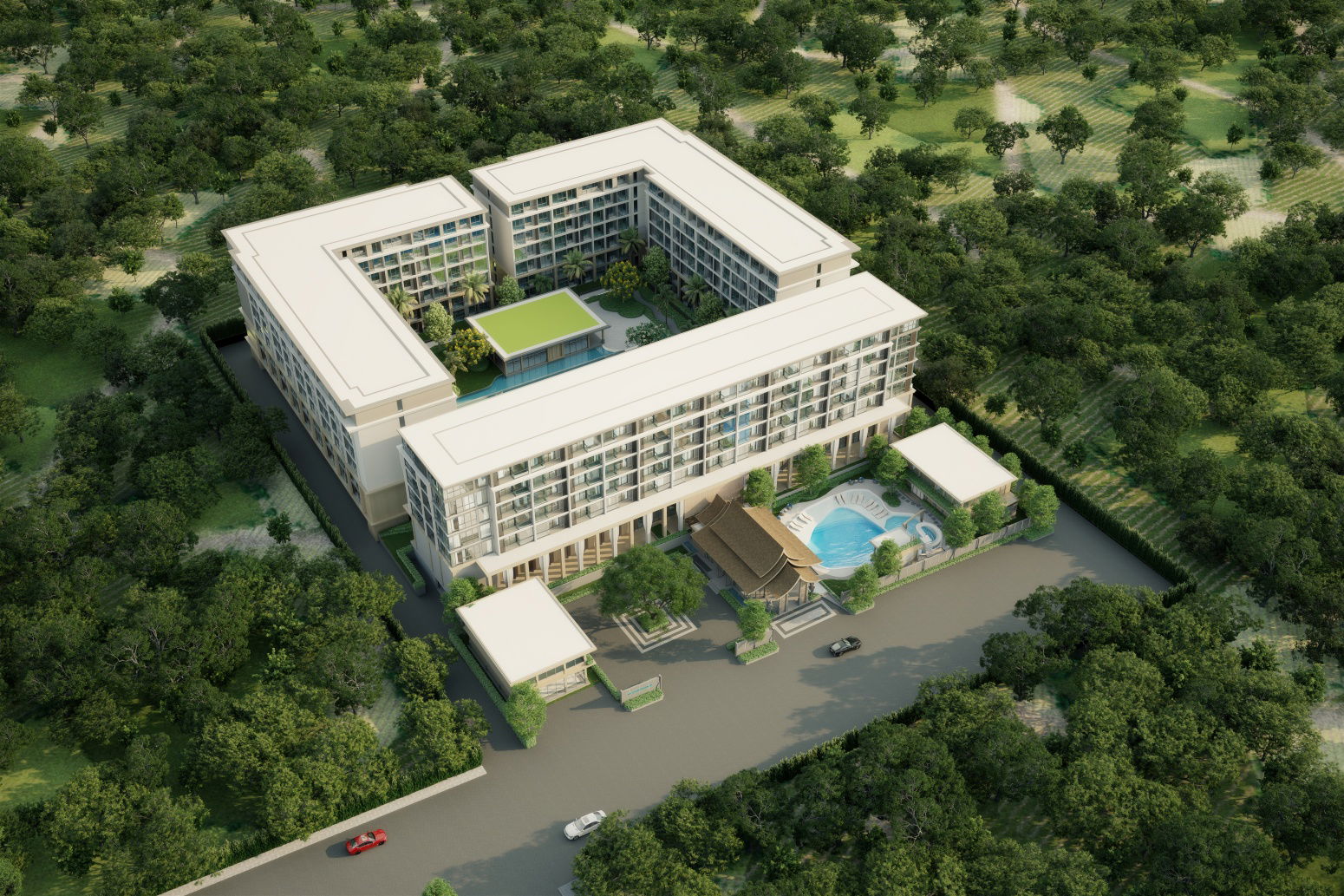 The Ozone Signature Condominium - Top view