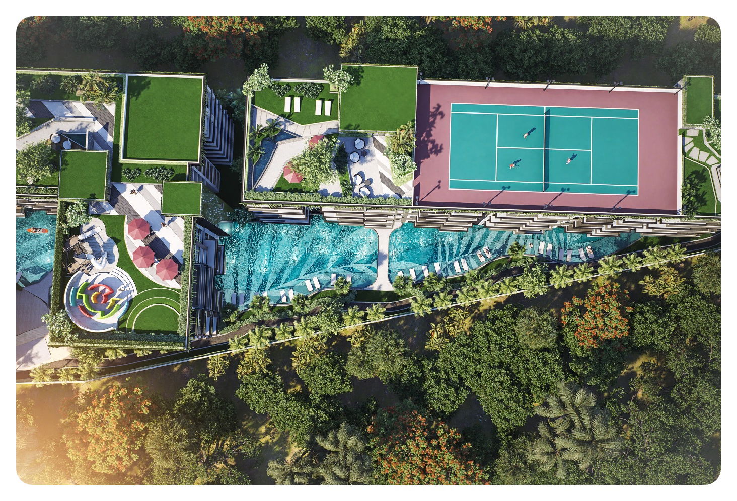 Residenze The Riviera Beverly Hills - Esterno - Piscina