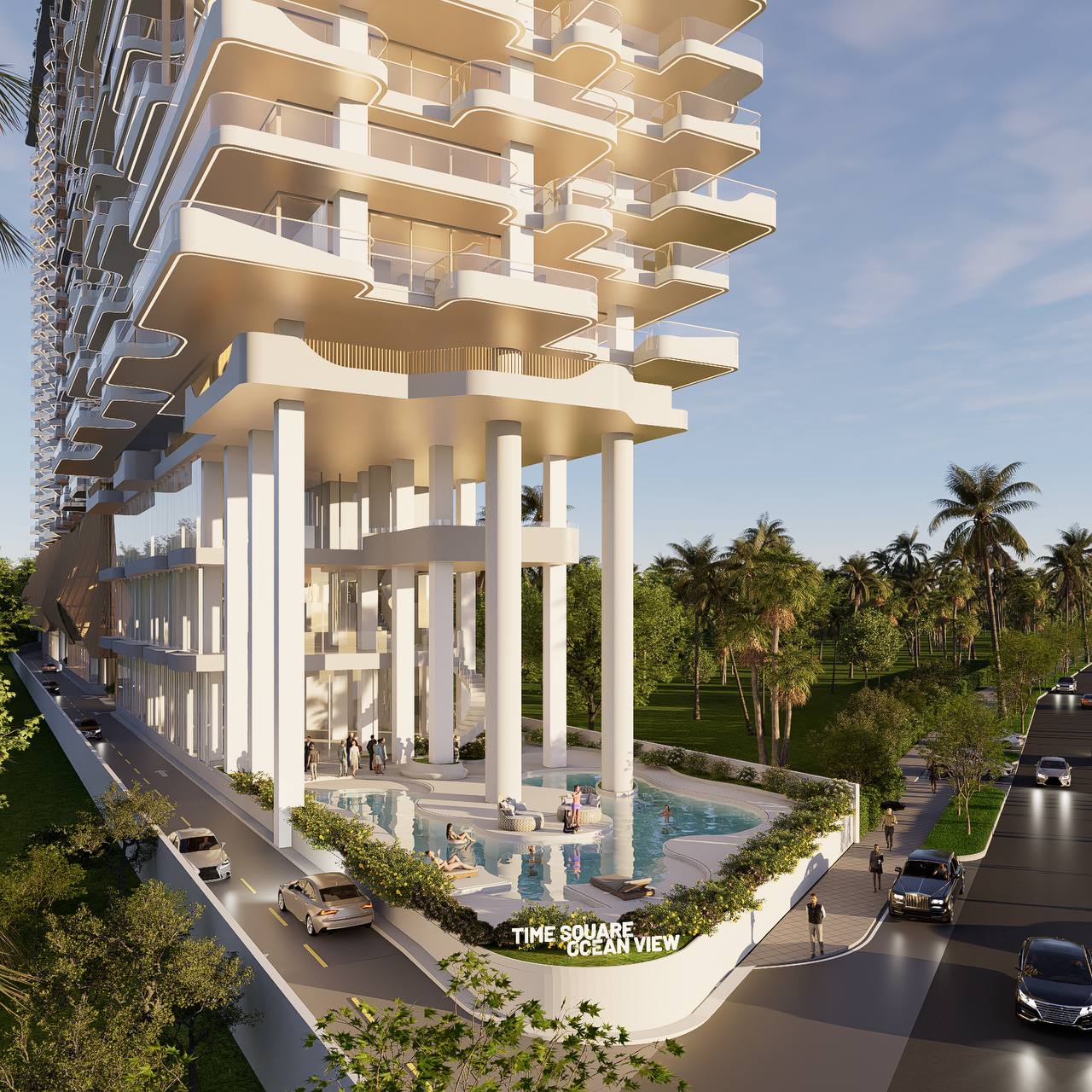 Time Square 10 - Garden + Pool