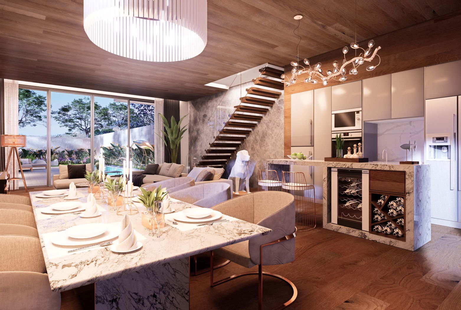 Tropical Heights Villas - Dining Table
