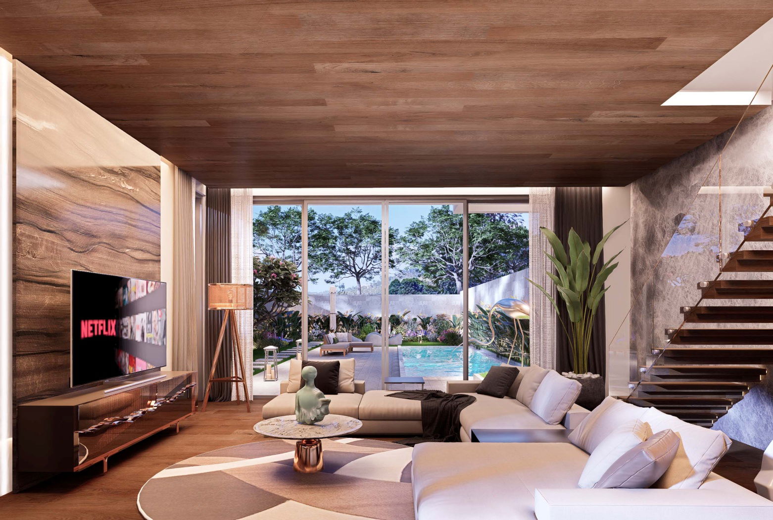 Tropical Heights Villas - Living Room