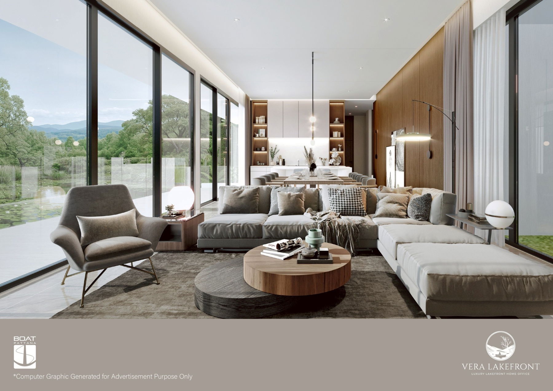 Vera Lakefront - Interior - Zona de estar