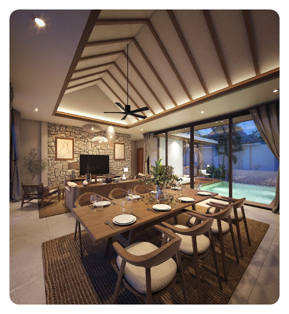 Verdi Pool Villas - Interior - 3bed_Interior