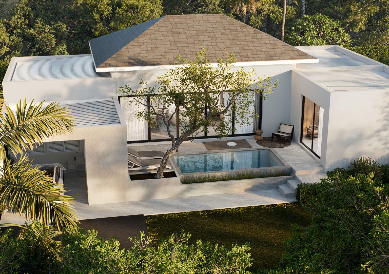 Walee House - Top View Pool
