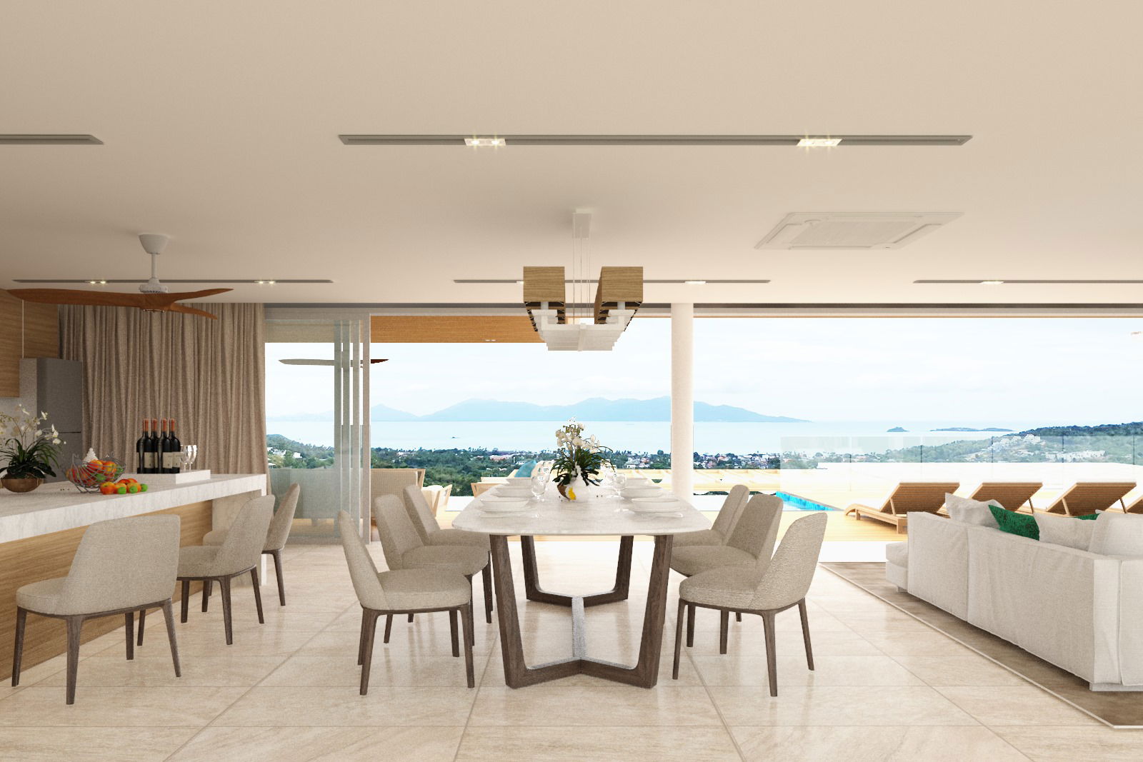 Wild Waterfall Villas - Interior - Living area