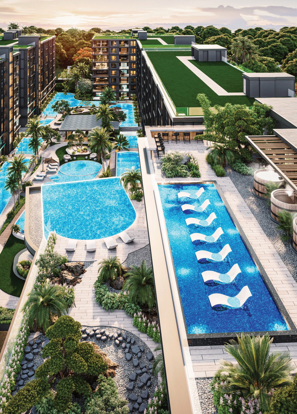 Zenith II Pattaya - Exterior - Swimming pool- Exterior - Swimmin pool