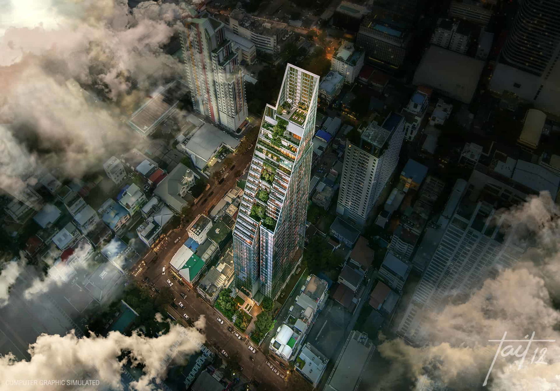 condo for sale bangkok tait 12 building