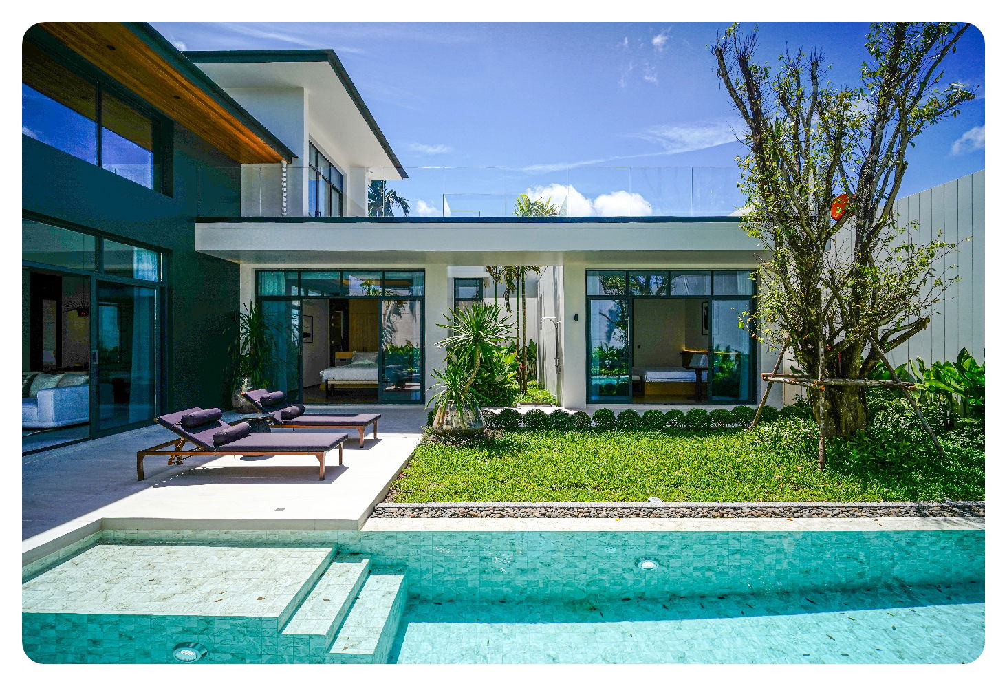 Elite Chalong Villa - Exterior - Pool View