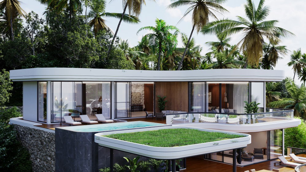 Gaia Residence - Grand Villa Swimming Pool & Graden
