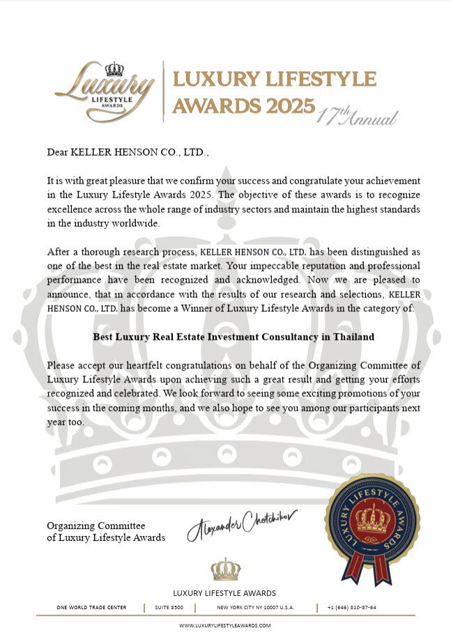 Luxury lifestyle awards 2025