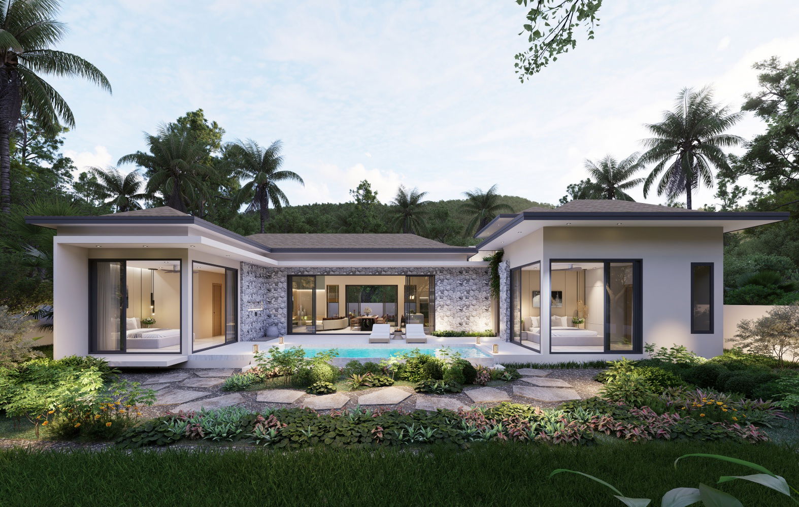 Oasis Paradise Villas Chaweng - Garden View