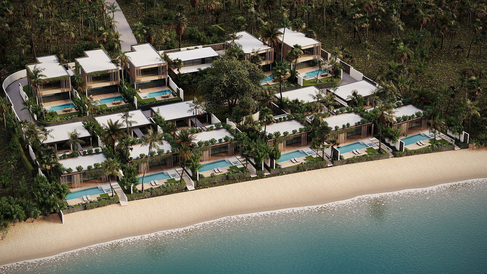Satori Haad Yao Beach - Bird eyes view