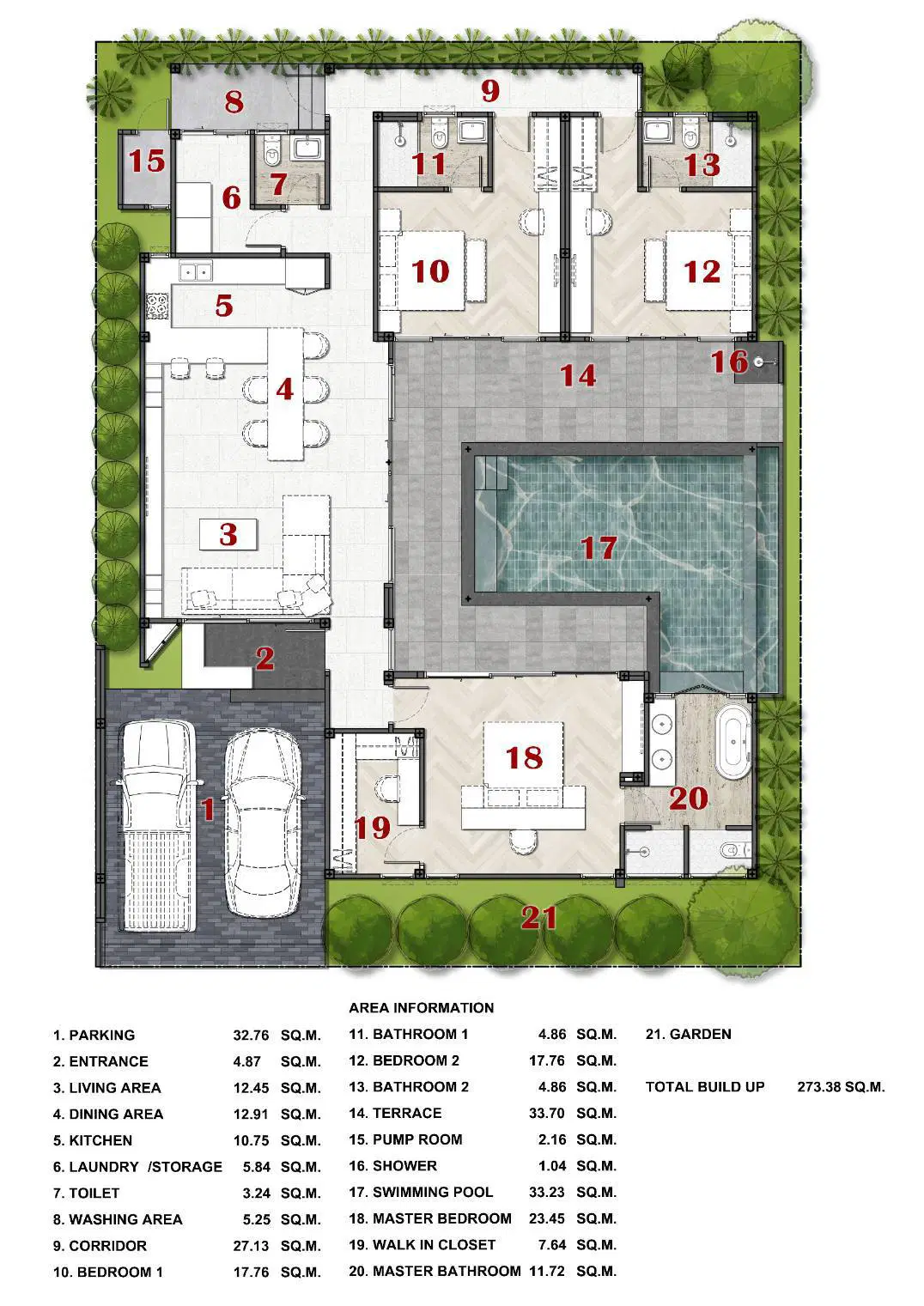 The Arthur Foresta Maikhao – 3BR Private Pool Villa - Type A
