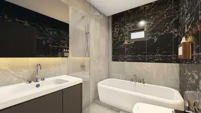 Suerte Luxury Pool Villa - 3BR - Villa Type B - Interior - Bathroom