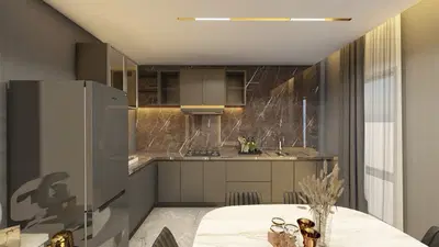 Suerte Luxury Pool Villa - 3BR - Villa Type B - Interior - Kitchen