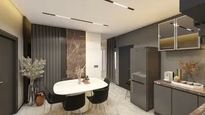 Suerte Luxury Pool Villa - 3BR - Villa Type B - Interior - Kitchen