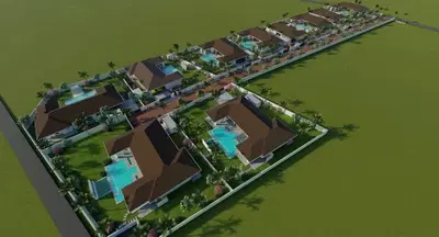 The Garden Villa Hua Hin - Project Top View