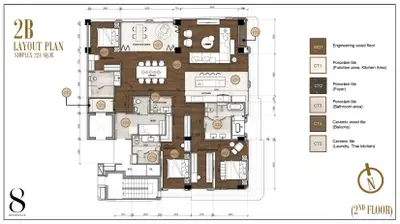 8 Residence - 3BR - Type 2B