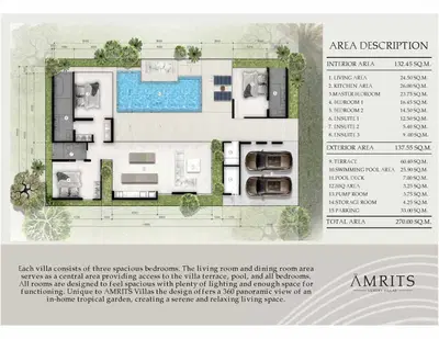 Amrits Luxury Villas - 3BR Pool Villas