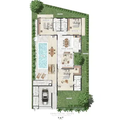 Asai Villas - 3BR Pool Villa - Type S