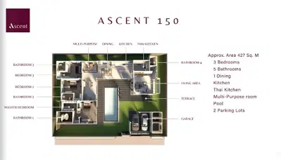 Ascent - 3BR Pool Villas - Type 150