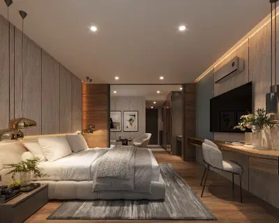 Ashiyana Heights - 1 Bedroom Pool Access - Type C4