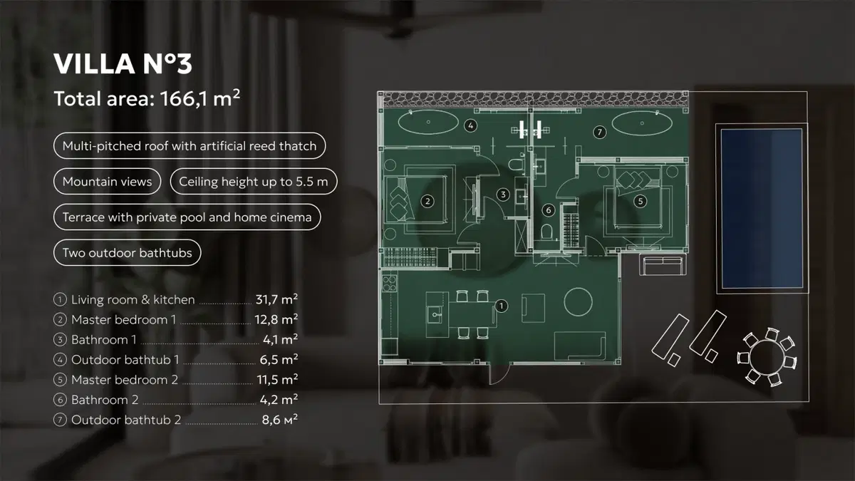 Ashram Villas Phuket - Unit Plan - Villa 3
