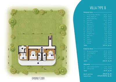 Aurora Villas - 4BR Pool Villa - Type B - Sea View