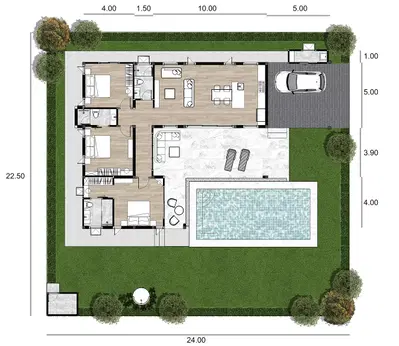 Baan Tavisa - 3BR Pool Villa - Type Premium