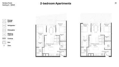 Bamboo Forest - Building A - 2BR - Type C1