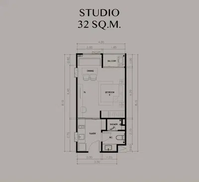 Bellevue Beachfront - Studio - Pool View
