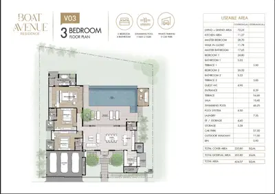 Boat Avenue Residence - 3BR Pool Villa - Type V03