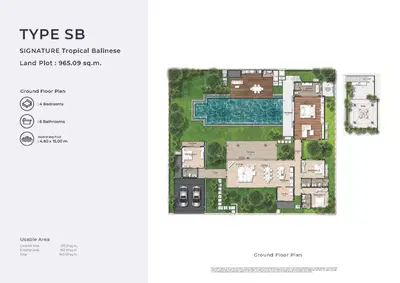 Botanica Grand Avenue - 4BR Pool Villa Type - SB